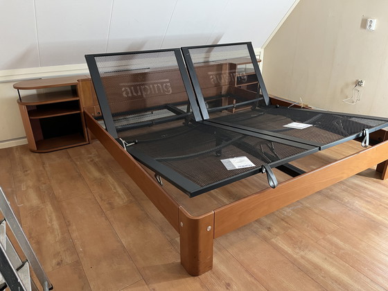 Image 1 of Auping Auronde 1000 con achterwand/nachtkastjes