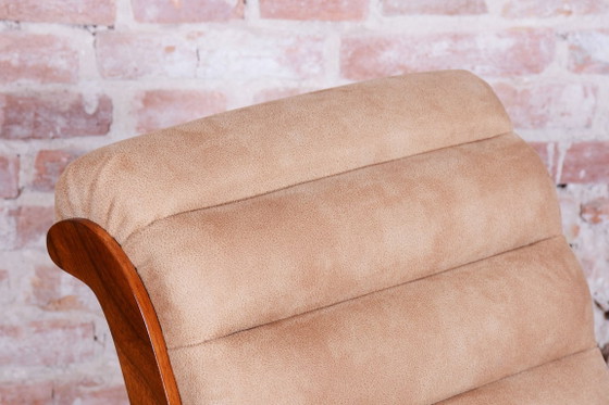 Restored Bauhaus Armchair, by R. Slezak, Model K32, Beech, Chrome, Czech, 1930s – Textile, Wood (photo 21 of 22)