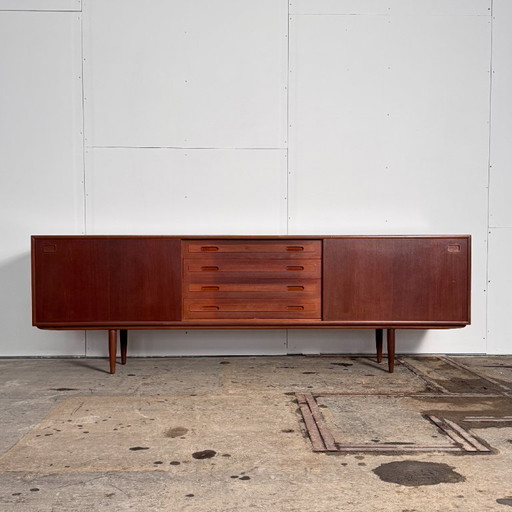 Model 45341 Teak Sideboard by Elliotts of Newbury, 1960s — British Mid-Century