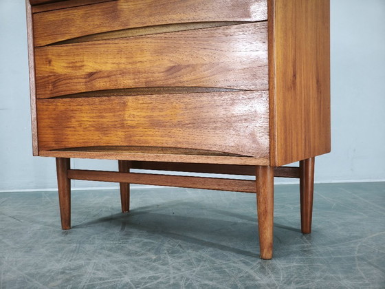 Image 1 of Secrétaire danois moderne en teck avec tiroirs, années 1960