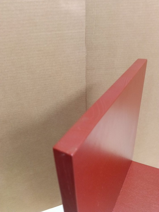 Image 1 of Sedia ALIVAR MVSEVM 514 ZIG ZAG (NUOVA, MAI USATA) Rosso Bordeaux o Nero
