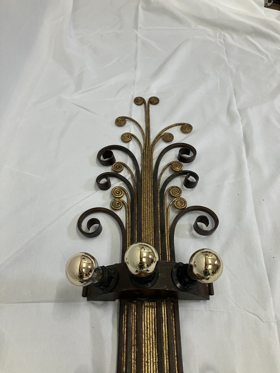 Image 1 of Banci Firenze Italia gran aplique de hierro años 60