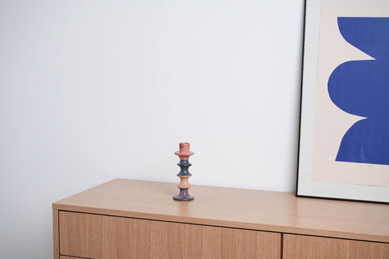 Image 1 of Portacandele in ceramica, design italiano, anni '60, prodotto in Italia