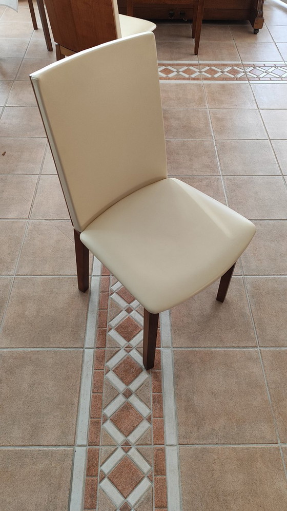 Juego de 6 sillas de comedor Skovby SM51 – Wood, Skai (photo 5 of 10)