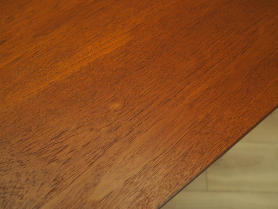 Scrivania danese in teak con sei cassetti, impiallacciata, anni '70. – Scrivanie, Wood (photo 12 of 17)