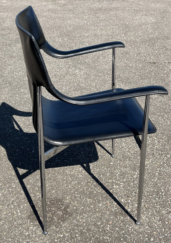 Image 1 of Set van 4 stoelen Fasem Italië, ontwerp Giancarlo Vegni & Gianfranco Gualtierotti