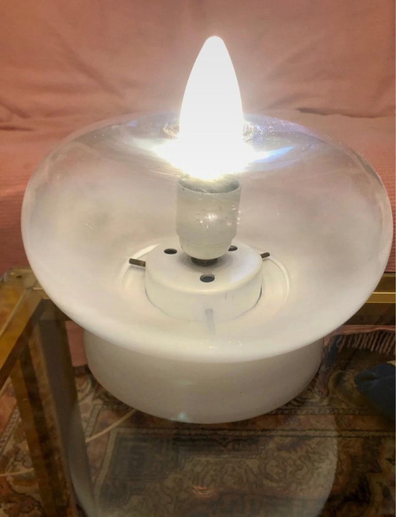 Image 1 of lampe verre italie roberto pamio ou giusto toso