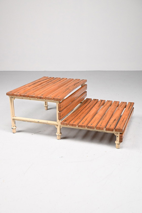 Antique step stool or plant table (photo 4 of 9)