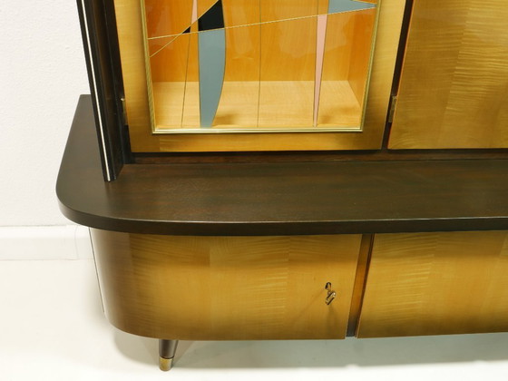 Image 1 of Credenza vintage con bancone bar, anni '50, Germania