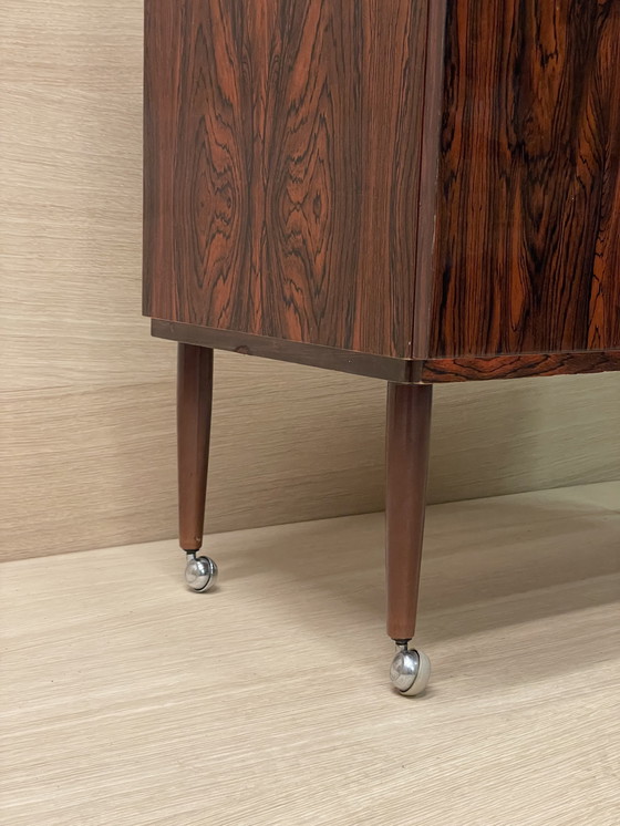 Image 1 of Vintage rosewood chest of drawers, Dutch design 1960s