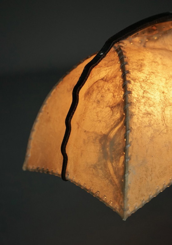 Amsterdam School metal & parchment Desk Lamp. 1920s – Reading Lamp (photo 8 of 20)