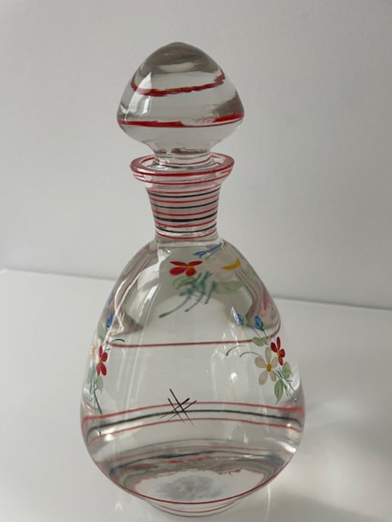 Image 1 of Art Deco likeurset: karaf met 4 glazen (1930)