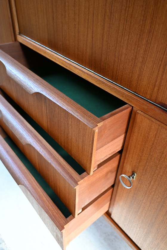 Vintage Teakhouten Highboard / Dressoir ‘60 Deens Design – High boards, Wood (photo 4 of 8)