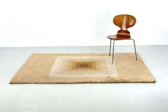 Image 1 of Tapis en laine attribué à Verner Panton pour Tisca - années 1970