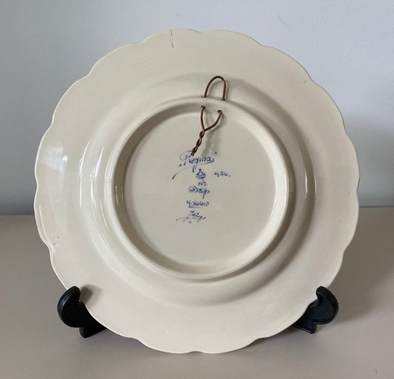 Image 1 of Regina Pottery Factory - Set of Delft Blue hand-painted wall plates