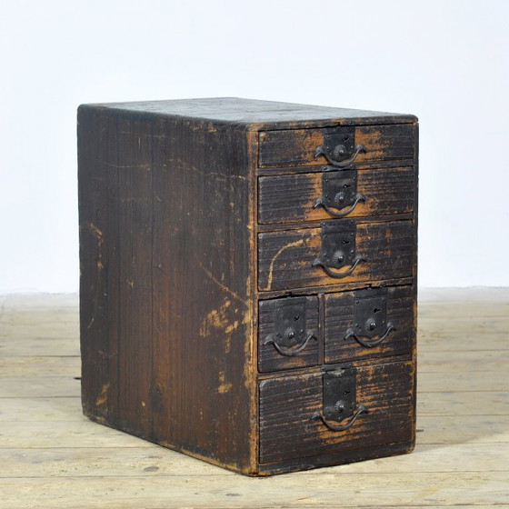 Antieke Japanse Ko-Dansu met origineel ijzerbeslag, circa 1900 – Ladekasten, Iron, Wood (photo 3 of 10)