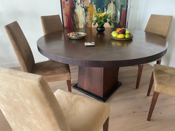 Image 1 of table de salle à manger design en chêne