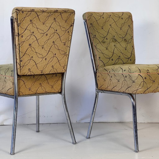 Bauhaus Tubular Steel Chair by József Peresztegi, 1960s