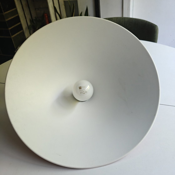 Image 1 of Lampada a sospensione vintage in metallo rosso Ø38 cm | Lampada a sospensione moderna scandinava