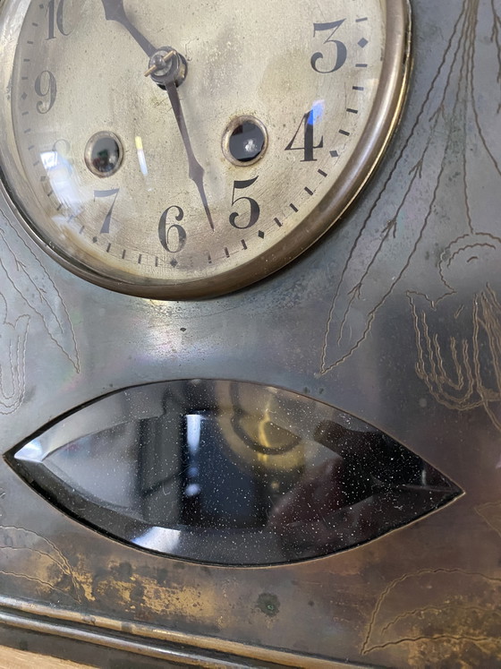 Image 1 of Orologio da camino antico Art Nouveau Art Déco