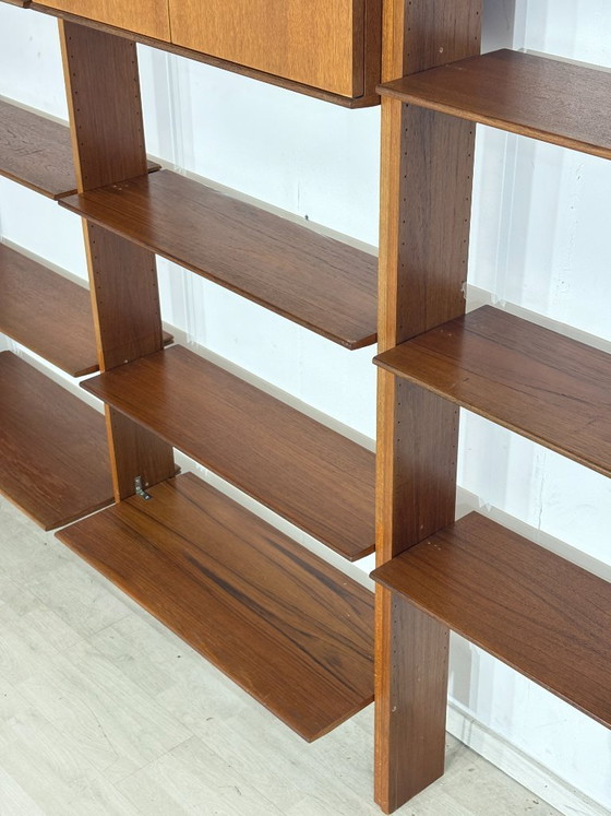 Modulares Mid-Century Wandregal von interna / Teak-Regalsystem 60er Jahre – Wood (photo 12 of 21)