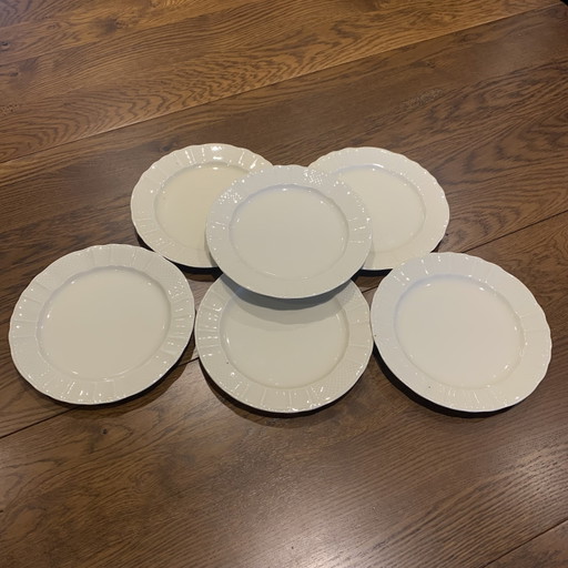 Juego de 6 platos de postre, B&amp;C, Limoges