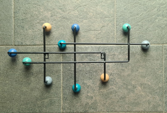 Image 1 of atomic style coat rack, wall coat rack,

ball coat rack, Sputnik era style