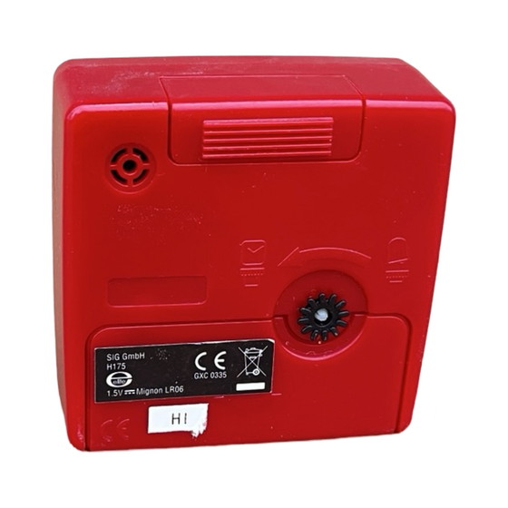 Image 1 of Small Red Electric Alarm Clock Elite Germany 80s