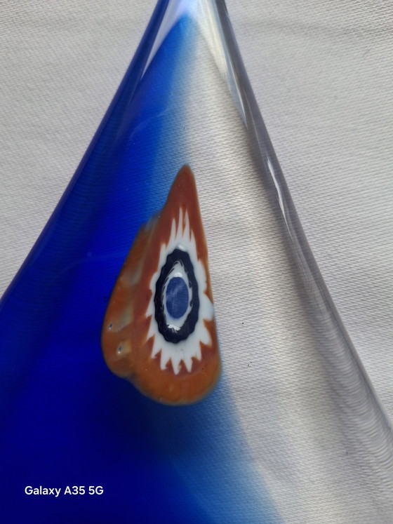 Image 1 of Set vintage di 2 barchette a vela in autentico vetro di Murano, risalenti agli anni '70 circa.