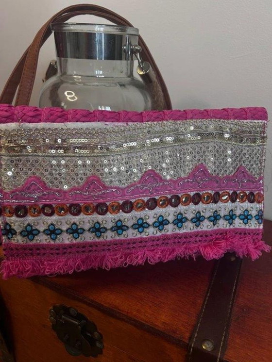 Image 1 of  Envelope bag pink