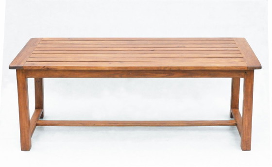 Französische Provenzalische Tisch & Bank Esszimmergarnitur für den Außenbereich – Holz (photo 4 of 13)