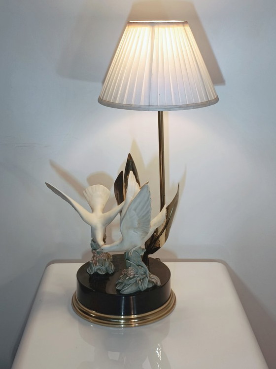 Image 1 of Lámpara de mesa decorativa, Italia, década de 1970.