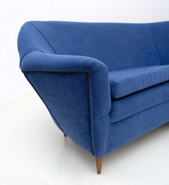 Image 1 of Ico Parisi Mid-Century Modern Italian Corner Sofa for Ariberto Colombo, 1950s