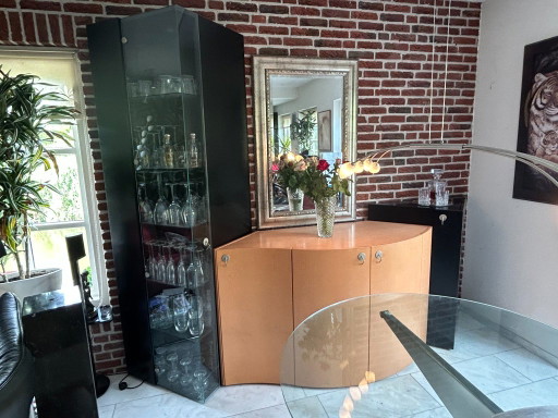 Modern Design Wandmeubel Uit 3 Delen – wandkast, Glass, Wood