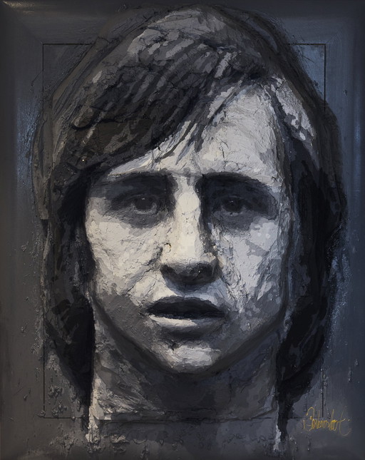 Donkersloot Origineel Johan Cruijff 3D Schilderij