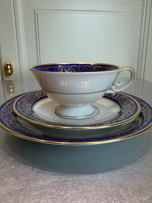 Original Tirschenreuth Bavaria Germany – Decor 943/2 – Shape 1300 – Real Cobalt – Gold Decor – Tea/Coffee (photo 2 of 10)