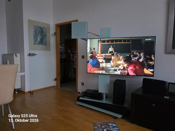 Ronald Schmitt TV Ständer – TV-Möbel, Glas, Metall (photo 5 of 5)