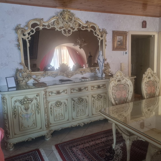 Comedor con 6 sillas – Conjuntos de comedor, Glass, Textile (photo 7 of 7)