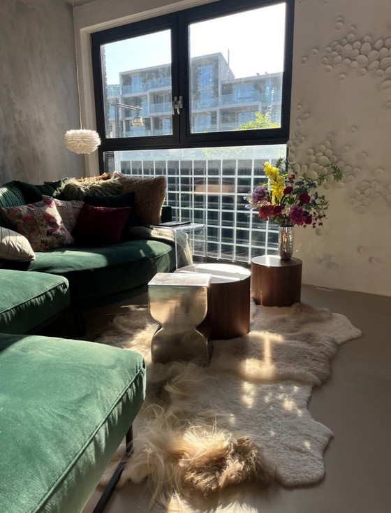 Image 1 of Hoekbank Groen Dordoni II B373 x H92 x D185 cm