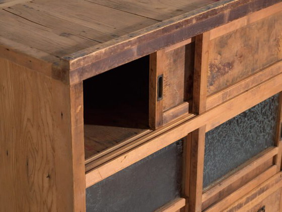 Antique Japanese tansu cabinet (c. ) #47 – Wardrobes, Iron (photo 30 of 40)