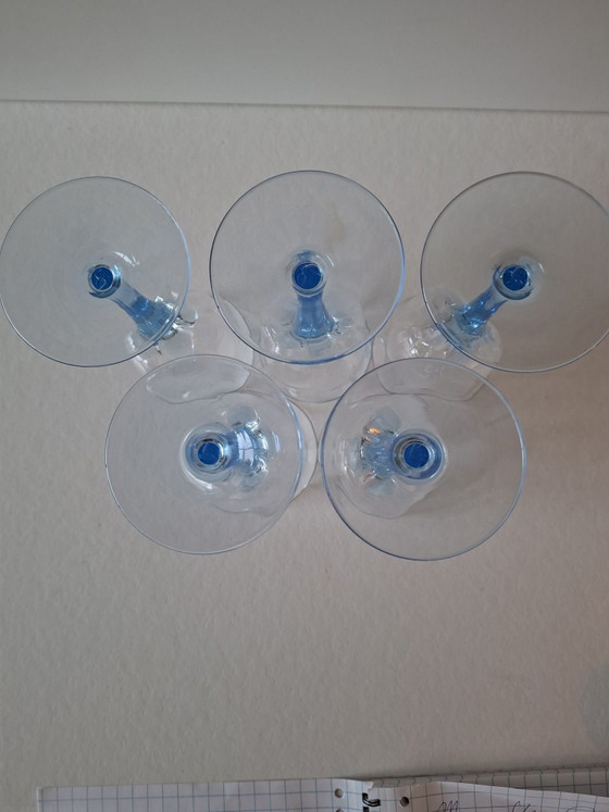 Bomilio Rocco wijnglazen kristal, Bormioli Rocco, Glazen & Karaffen, Blauw (foto 5 van 5)