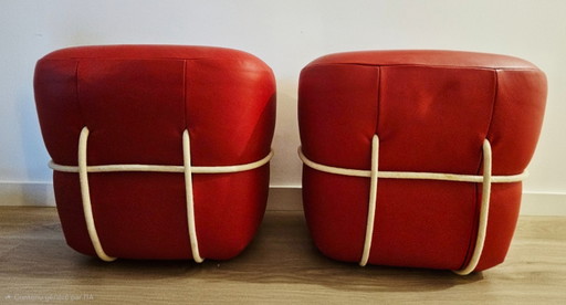 Lot de 2 poufs LACE de la marque CINNA