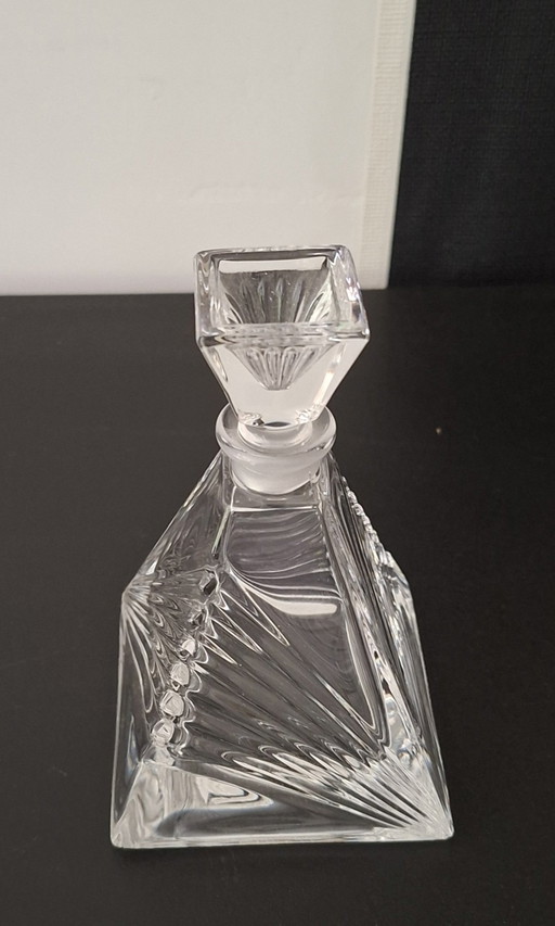 Flacon de parfum en cristal RCR Italie en forme de pyramide. – decoratieve objecten, Crystal, Glass (photo 2 of 6)
