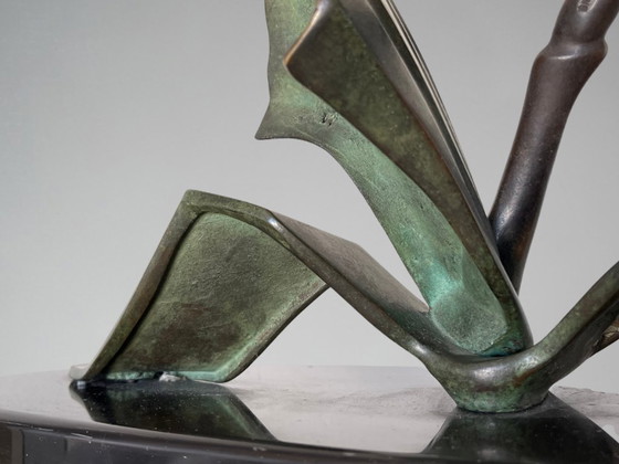 Marcel GUILLEMARD (1886–1932) / Atelier Primavera — Coppia di Cince dal Ciuffo, Importante Scultura Art Déco (photo 5 of 20)