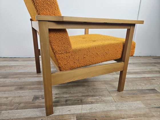 Image 1 of Pair Of 1960S Mid Century Upholstered Armchairs