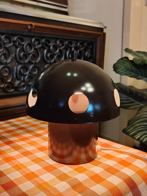 Vintage paddenstoellamp uit de jaren 70