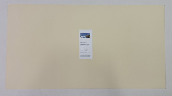 Image 1 of Fine Art Giclèe painting Diego Santini 60x118 cm “by moonlight” in frame