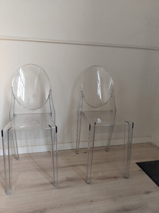 2x Kartell Victoria Ghost Phillipe Stark