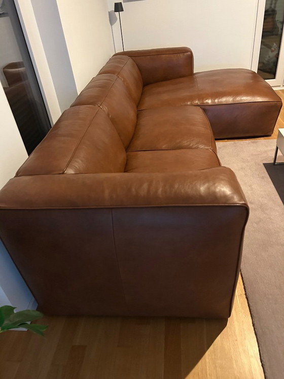 Image 1 of Christian Lacroix leather corner sofa Muse (5 seater) in excellent condition