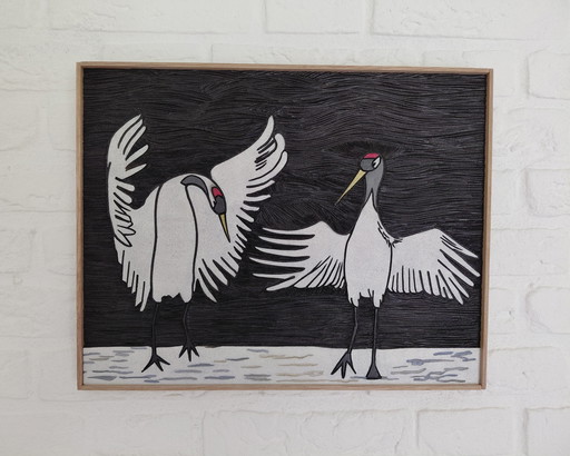 "THE CRANE TANGO BY MOONLIGHT" Gallery Suncorner